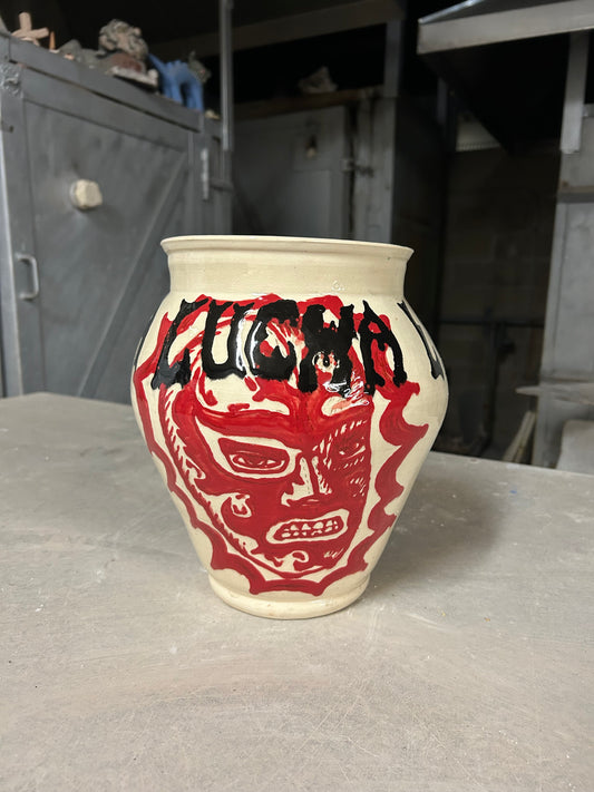 Original Lucha Libre Vase